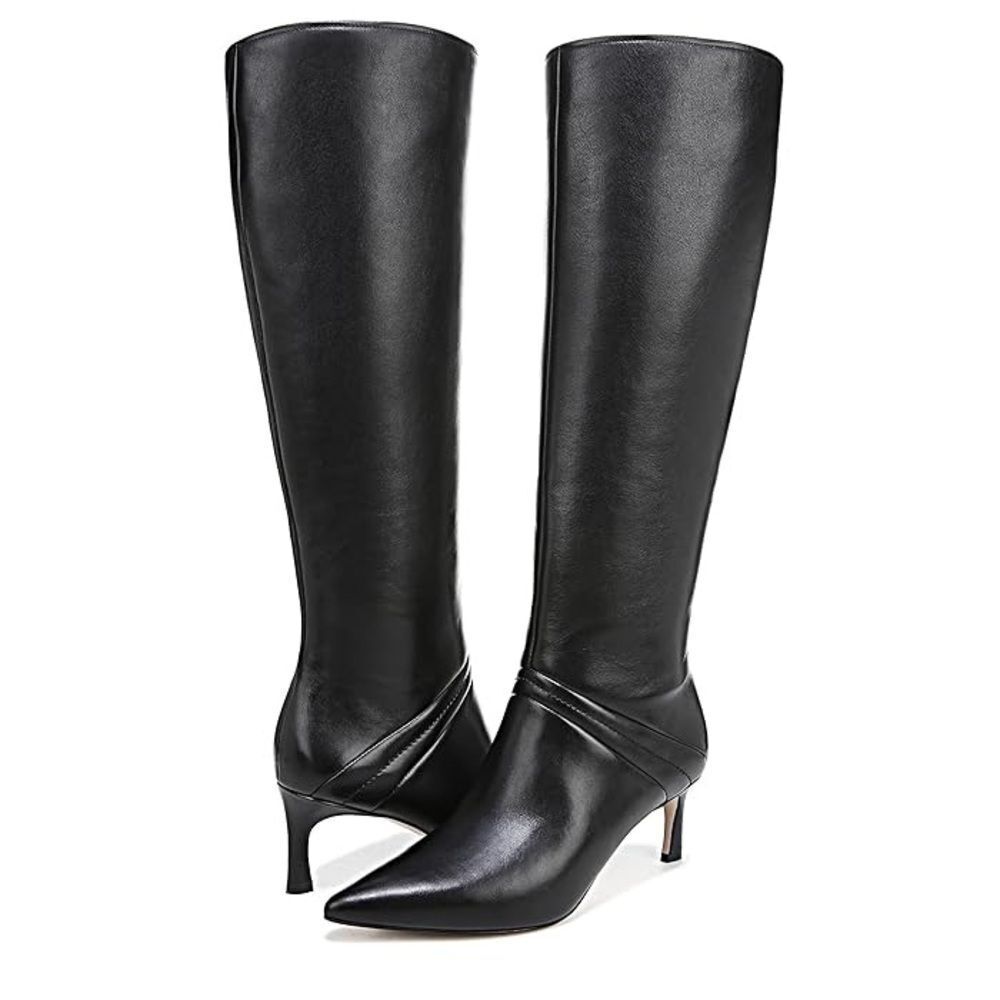 27 Edit Naturalizer Women's Falencia Boot Black Leather (WIDE) - Picture 1 of 8